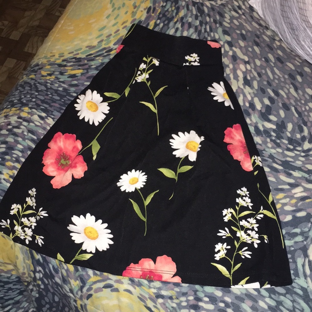 Floral Mini Skirt